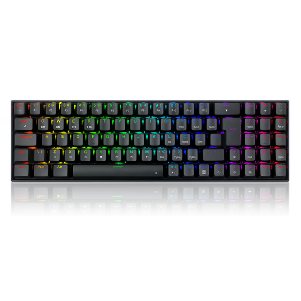 Teclado Mecânico Redragon Zed Pro Sem Fio RGB Switch Brown — foto 2
