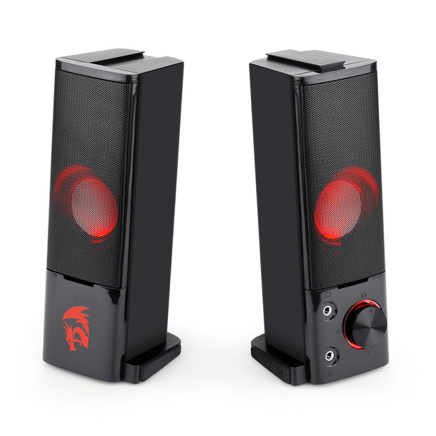 Caixas de Som e Soundbar Redragon Orpheus GS550 Estéreo 2.0 com LEDs Vermelhos — foto 2