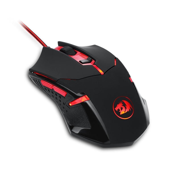 Mouse Gamer Redragon Centrophorus V3 3200 Dpi Led Vermelho — foto 1