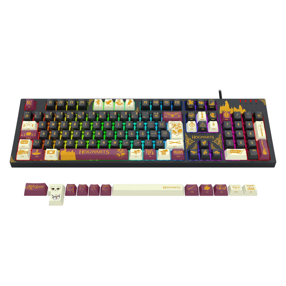 Teclado Mecânico Gamer Redragon Harry Potter Amsa Hogwart’s Special Edition RGB — foto 2