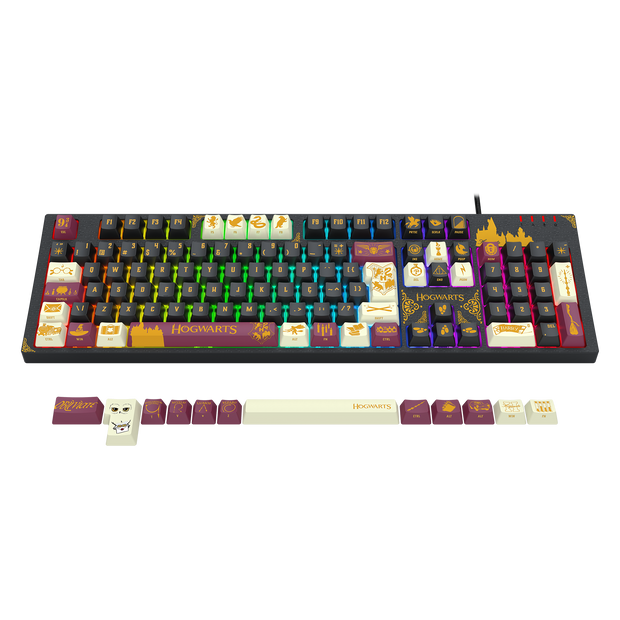Teclado Mecânico Gamer Redragon Harry Potter Amsa Hogwart’s Special Edition RGB — foto 2