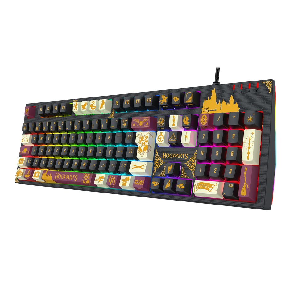 Teclado Mecânico Gamer Redragon Harry Potter Amsa Hogwart’s Special Edition RGB — foto 5