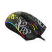 Mouse Gamer Redragon Harry Potter Cobra RGB Special Edition Hufflepuff Preto e A — foto 6