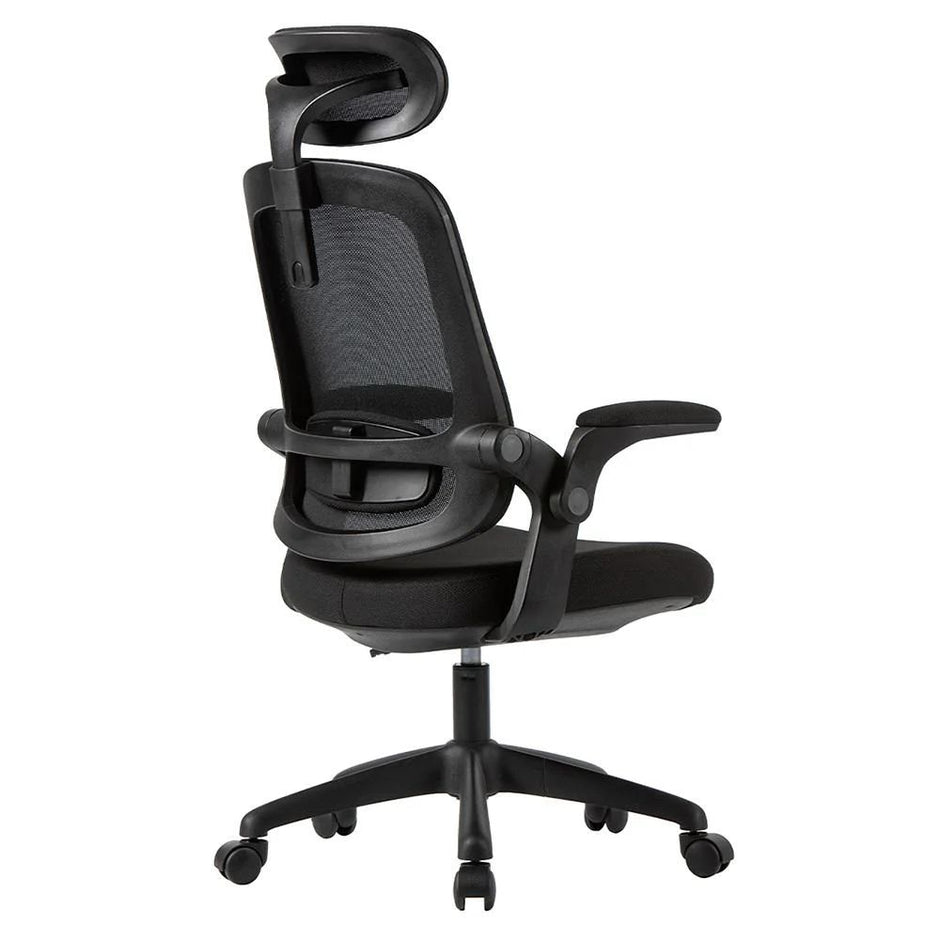 Cadeira de Escritório Elements Astra Preto - Ajuste de Inclinação Automático — foto 3