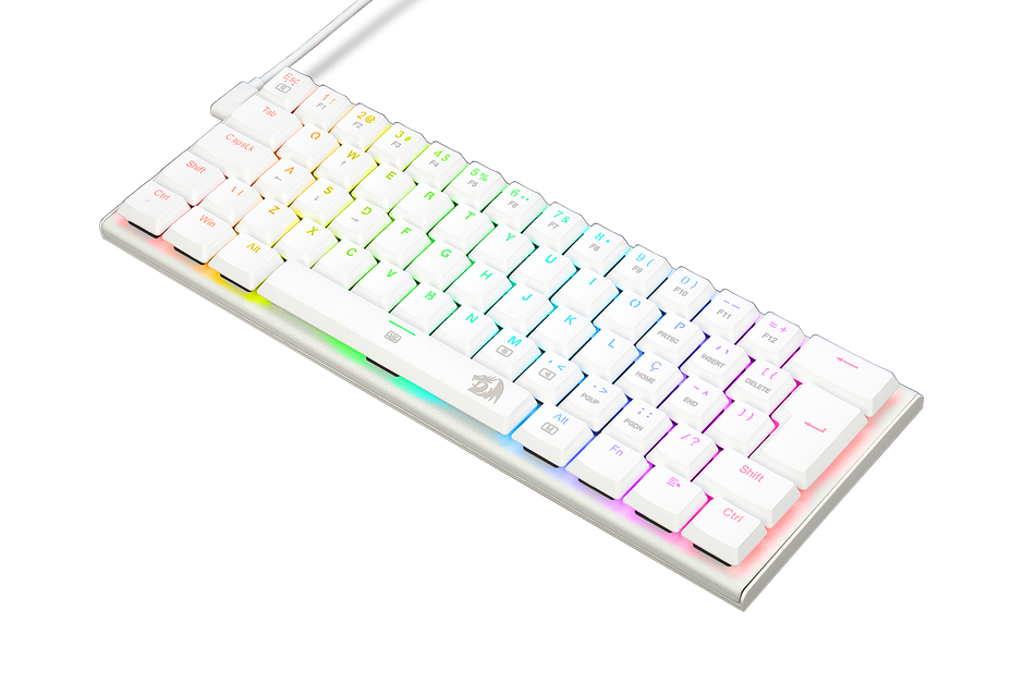 TECLADO MECANICO GAMER REDRAGON ANIVIA BRANCO RGB — foto 7