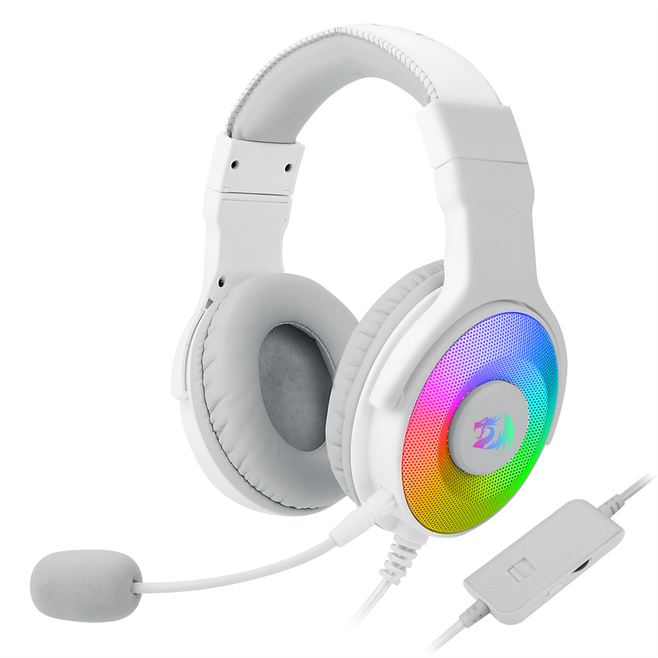 Headset Gamer Redragon Pandora 2 Lunar White RGB — foto 7