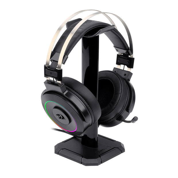 Headset Gamer Redragon Lamia 2 Preto RGB USB Som Surround 7.1 Virtual com Suport — foto 2