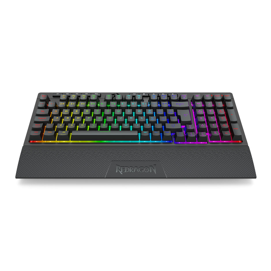 Teclado Gamer Membrana Redragon Shiva Pro 98 RGB Preto — foto 2