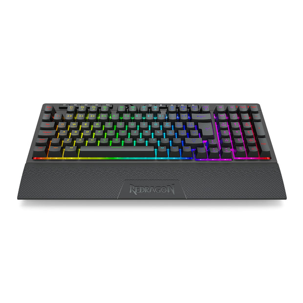 Teclado Gamer Membrana Redragon Shiva Pro 98 RGB Preto — foto 2
