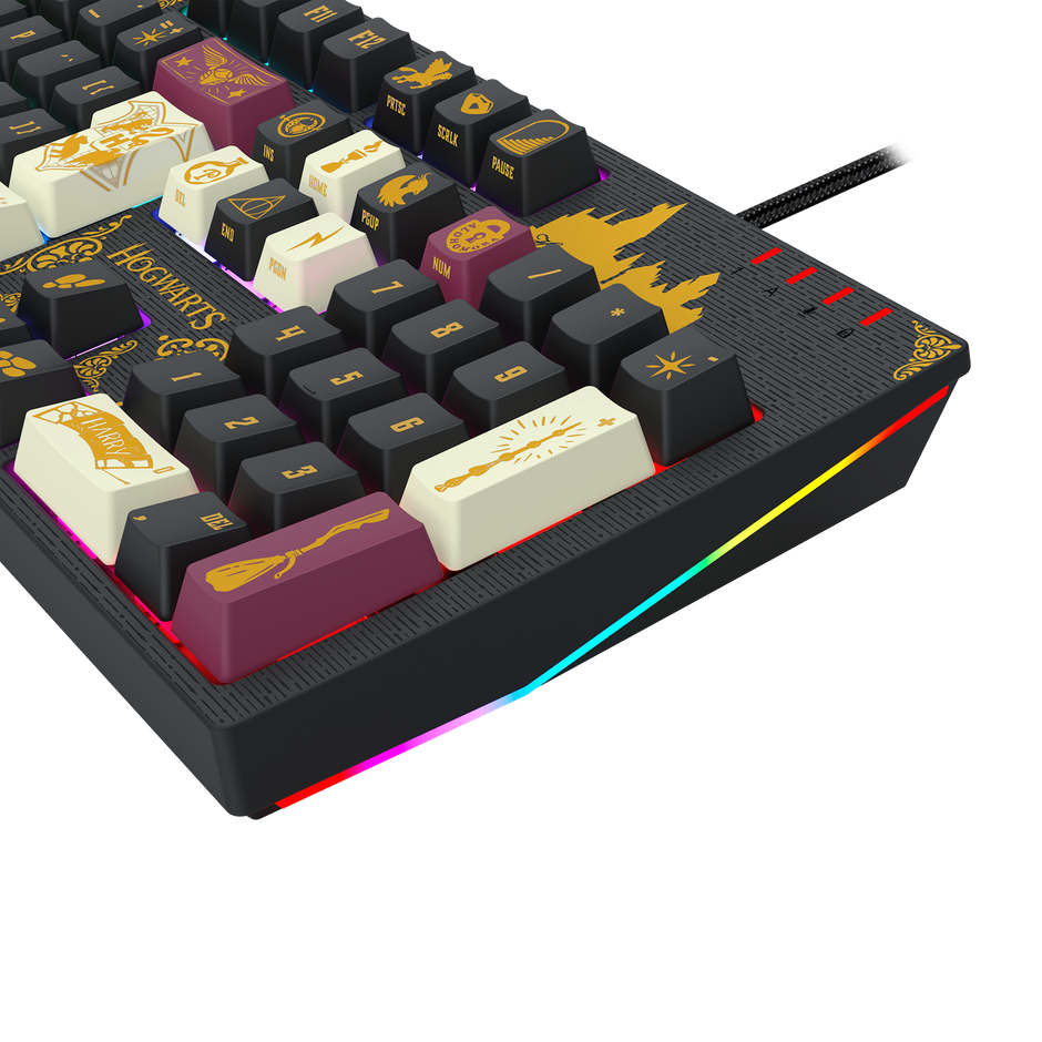 Teclado Mecânico Gamer Redragon Harry Potter Amsa Hogwart’s Special Edition RGB — foto 4