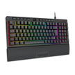 Teclado Gamer Membrana Redragon Shiva Pro 98 RGB Preto — foto 1