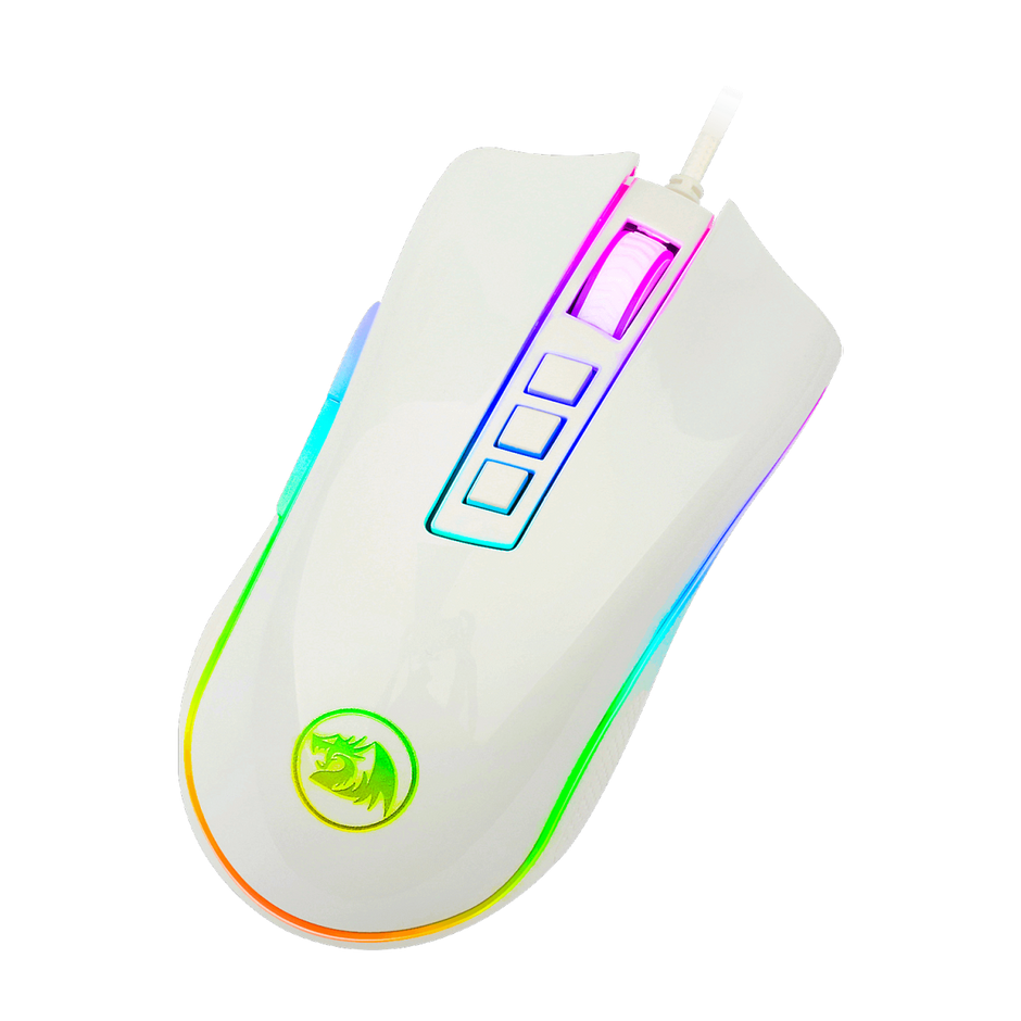 Mouse Gamer Redragon Cobra Branco Lunar White RGB M711W — foto 2