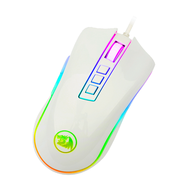 Mouse Gamer Redragon Cobra Branco Lunar White RGB M711W — foto 2