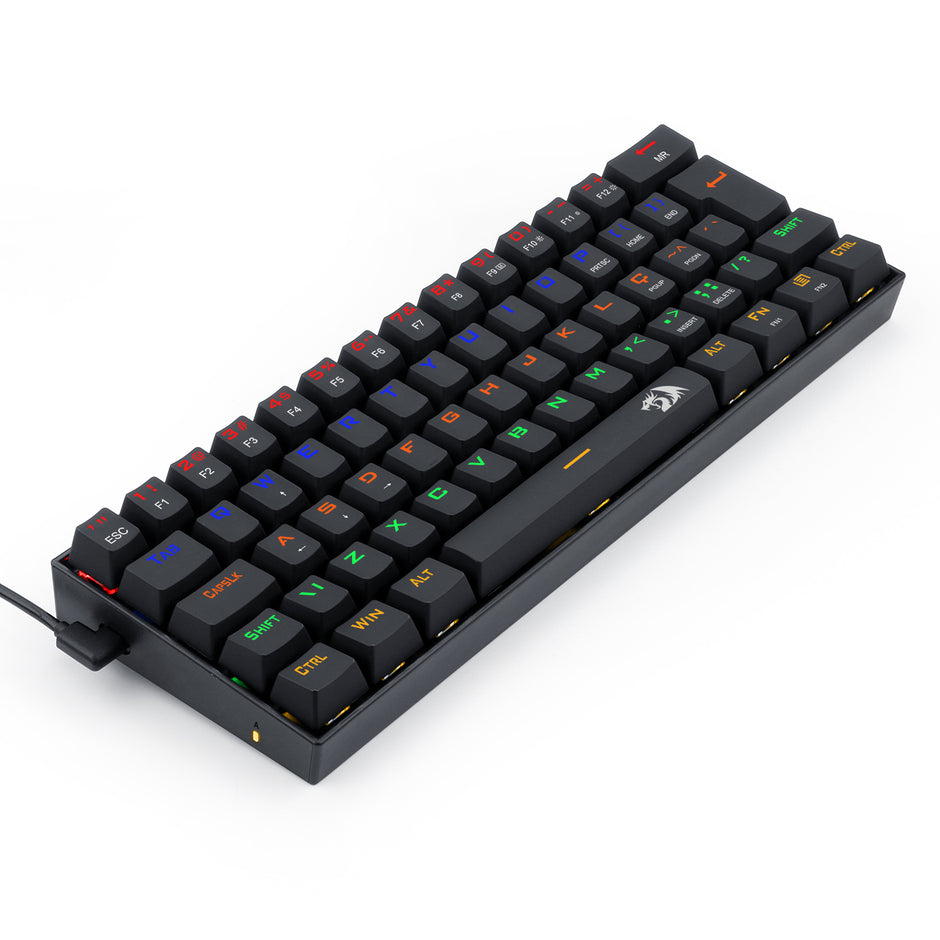 Teclado Mecânico Redragon Lakshmi Rainbow Preto Switch Brown Marrom PT-BR ABNT2 — foto 4