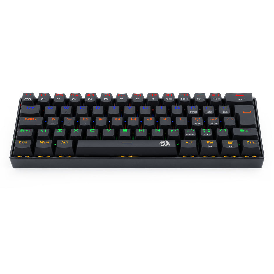 Teclado Mecânico Redragon Lakshmi Rainbow Preto Switch Brown Marrom PT-BR ABNT2 — foto 5