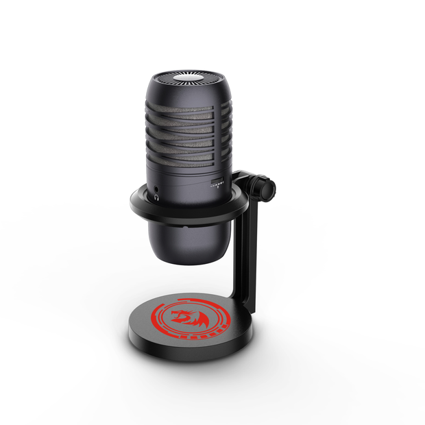 Microfone Gamer Redragon Nebula Condensador USB LED 6 Cores com Suporte de mesa — foto 2