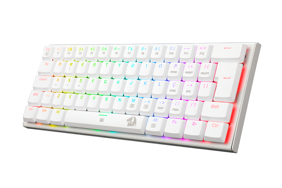 TECLADO MECANICO GAMER REDRAGON ANIVIA BRANCO RGB — foto 6