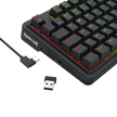Teclado Gamer Redragon Ucal Pro RGB Preto 75% Switch Marrom com Knob de Volume — foto 5