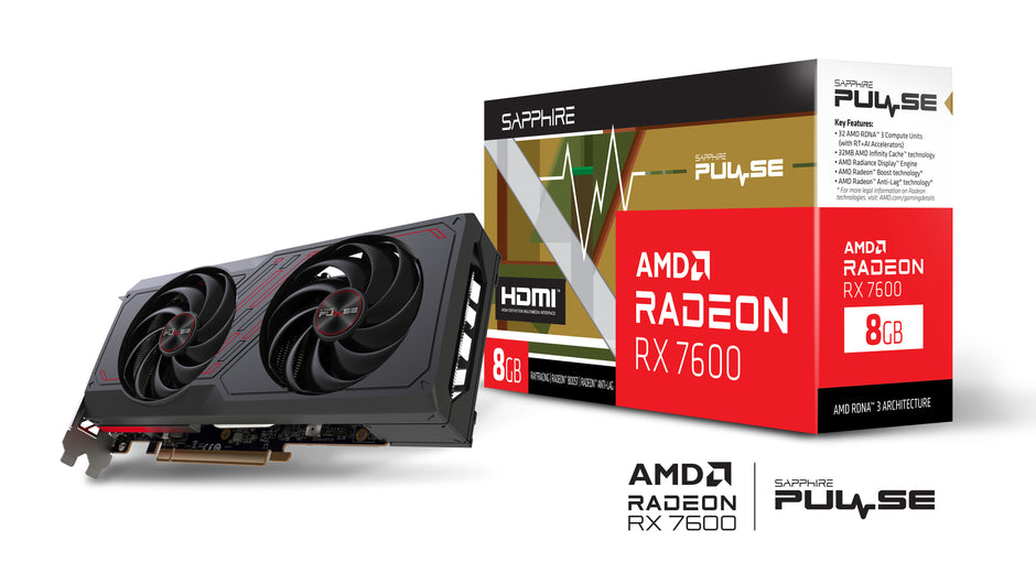 Placa De Vídeo Sapphire Pulse Rx 7600 Gaming Oc 8gb Gddr6 — foto 7