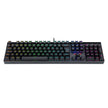 Teclado Mecânico Gamer Redragon Mitra Preto RGB Switch Azul — foto 1