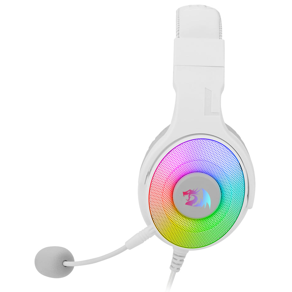 Headset Gamer Redragon Pandora 2 Lunar White RGB — foto 2