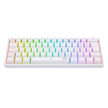 Teclado Mecânico Gamer Redragon Fizz K617 RGB Branco Switch Brown ABNT2