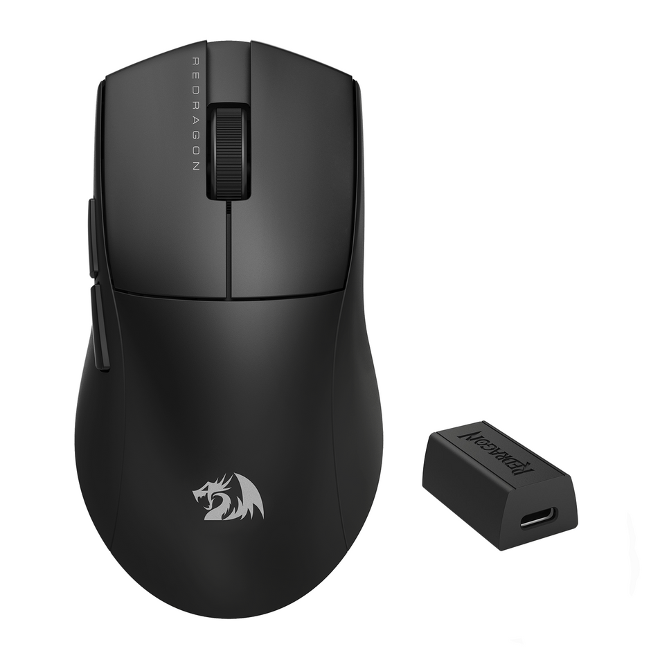 Mouse Gamer sem fio Redragon King Pro 4k Preto PAW3395 4000Hz — foto 3
