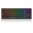 Teclado Gamer Redragon Kumara Elite Rainbow Preto USB Tipo-C Removível Switch Ma — foto 1