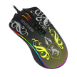 Mouse Gamer Redragon Harry Potter Cobra RGB Special Edition Hufflepuff Preto e A — foto 4