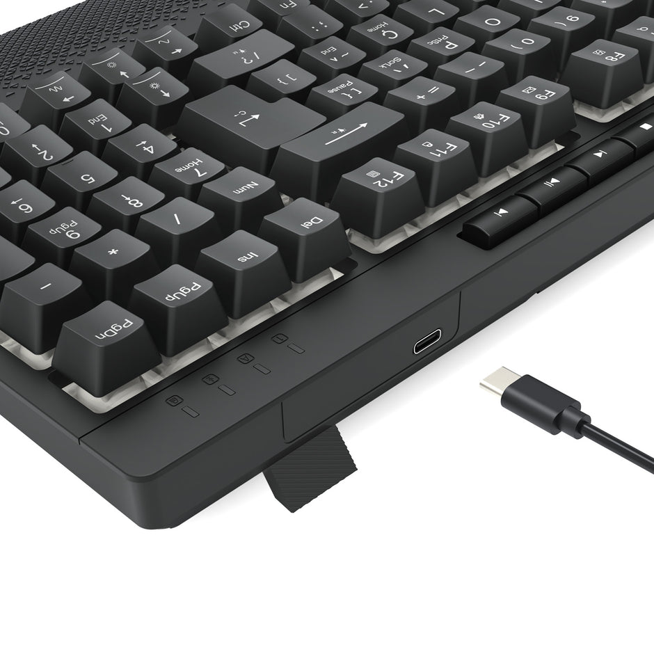 Teclado Gamer Membrana Redragon Shiva Pro 98 RGB Preto — foto 5