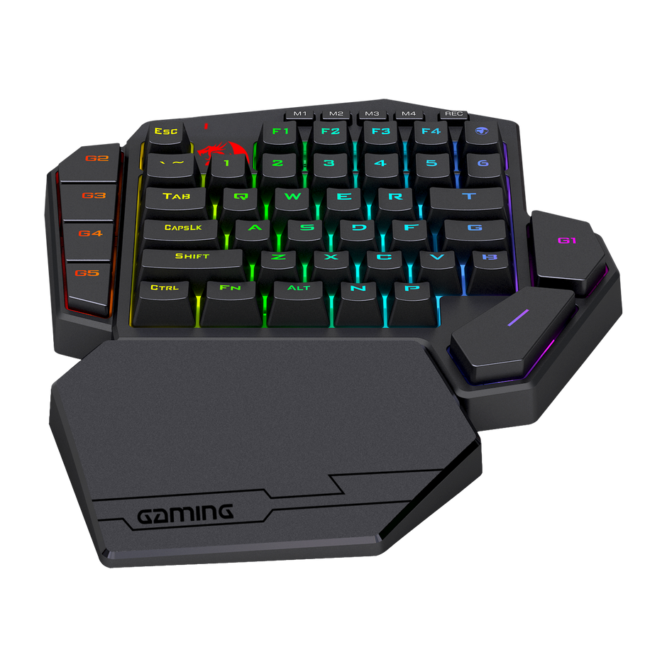 Teclado Gamer Redragon K601 Rgb Diti X Mecânico Switch Azul — foto 5