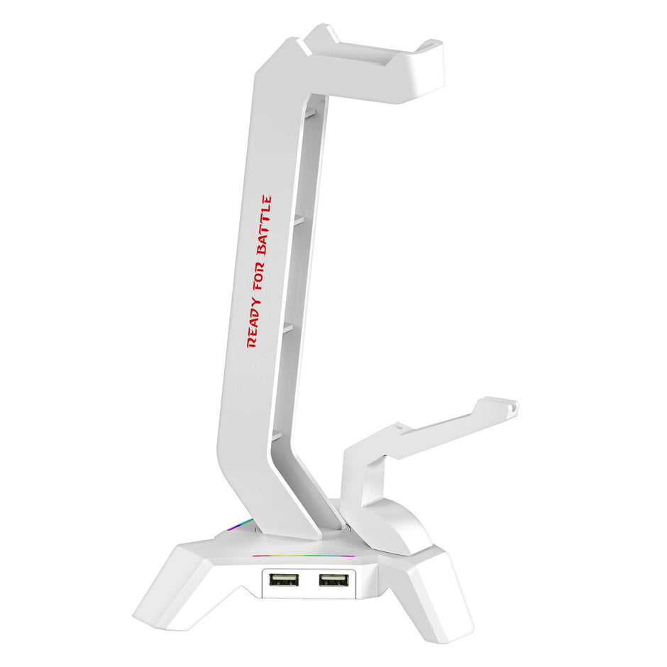 Suporte para headset com mouse Bungee e Hub Redragon Scepter Elite Branco — foto 5