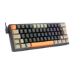 Teclado Mecânico Gamer Redragon Fizz RGB Laranja Preto e Cinza Switch Brown Marr — foto 2