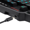 TECLADO MECÂNICO GAMER DITIX RGB PRETO SWITCH AZUL — foto 4