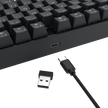 Teclado Gamer Redragon Kumara Elite Rainbow Preto USB Tipo-C Removível Switch Ma — foto 6