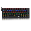 Teclado Mecânico Redragon Fizz Preto Rainbow Switch Brown Marrom PT-BR ABNT2 — foto 1