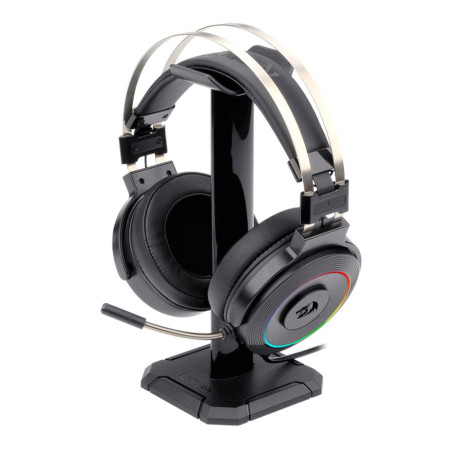 Headset Gamer Redragon Lamia 2 Preto RGB USB Som Surround 7.1 Virtual com Suport — foto 1