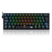Teclado Mecânico Gamer Redragon Fizz Preto RGB Switch Red Vermelho PT-BR ABNT2 — foto 1