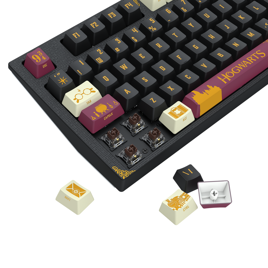 Teclado Mecânico Gamer Redragon Harry Potter Amsa Hogwart’s Special Edition RGB — foto 7
