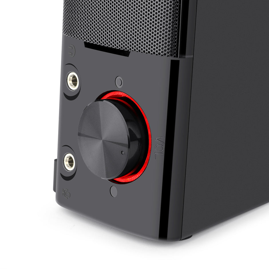 Caixas de Som e Soundbar Redragon Orpheus GS550 Estéreo 2.0 com LEDs Vermelhos — foto 6