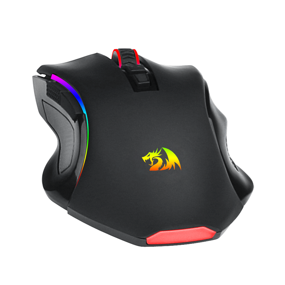 Mouse Gamer Redragon Griffin Pro RGB Preto PAW3212 4800DPI M602P-KS — foto 5