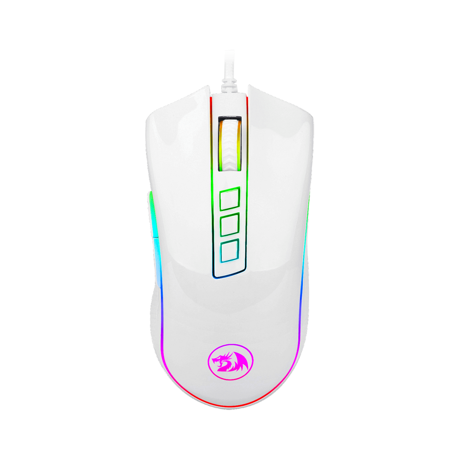 Mouse Gamer Redragon Cobra Branco Lunar White RGB M711W — foto 1
