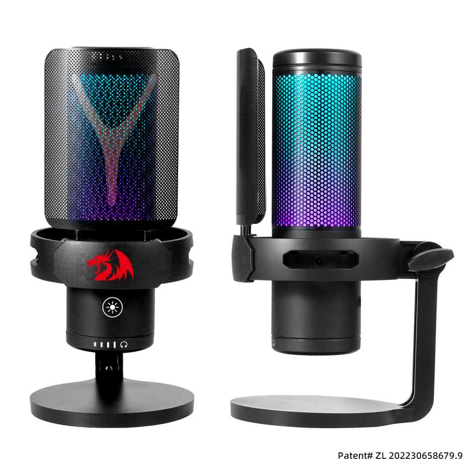 Microfone Gamer Redragon Fenris RGB Preto — foto 3