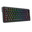 Teclado Gamer Redragon Ucal Pro RGB Preto 75% Switch Marrom com Knob de Volume — foto 2