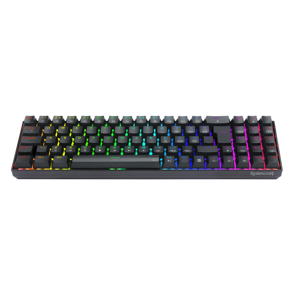 Teclado Mecânico Redragon Zed Pro Sem Fio RGB Switch Brown — foto 6