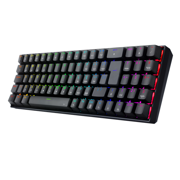 Teclado Mecânico Redragon Zed Pro Sem Fio RGB Switch Brown — foto 1