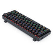 Teclado Mecânico Redragon Lakshmi Rainbow Preto Switch Brown Marrom PT-BR ABNT2 — foto 6