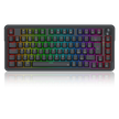 Teclado Gamer Redragon Ucal Pro RGB Preto 75% Switch Marrom com Knob de Volume — foto 1