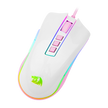 Mouse Gamer Cobra RGB Branco Com Rosa M711WP — foto 3