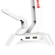 Suporte para headset com mouse Bungee e Hub Redragon Scepter Elite Branco — foto 2